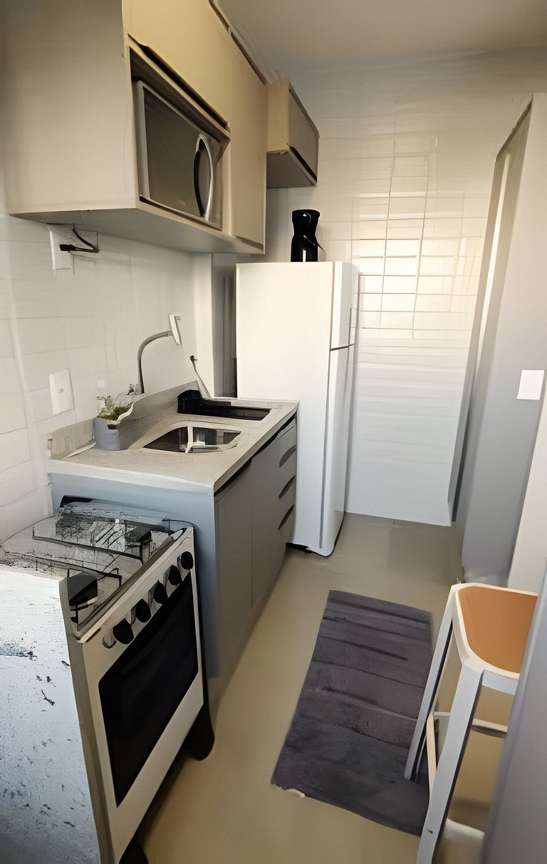 Apto com Wi-fi e garagem -