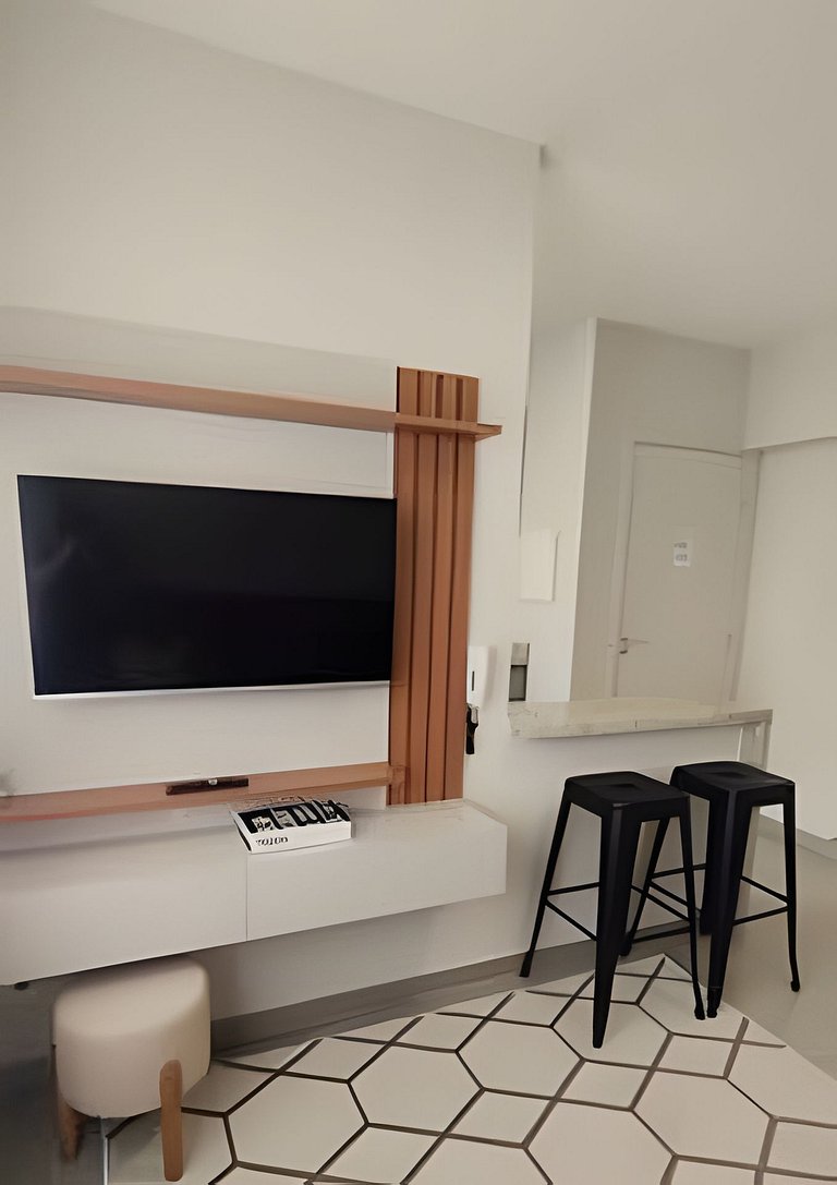 Apto com Wi-fi e garagem