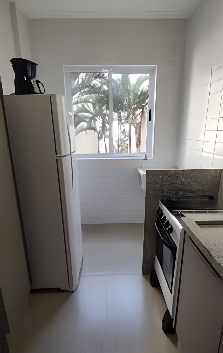 Apto com Wi-fi e garagem