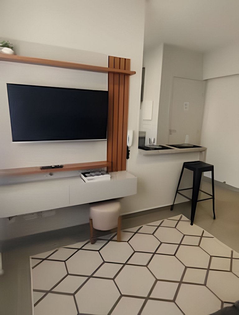Apto 2 qtos com wi-fi e garagem