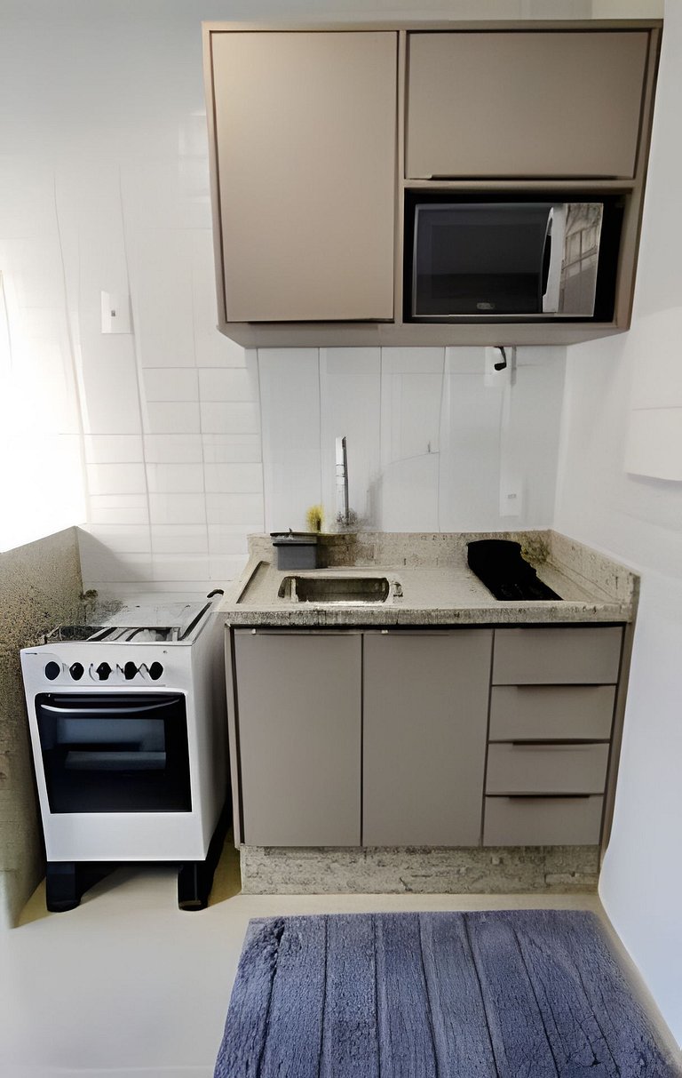 Apto 2 qtos com wi-fi e garagem