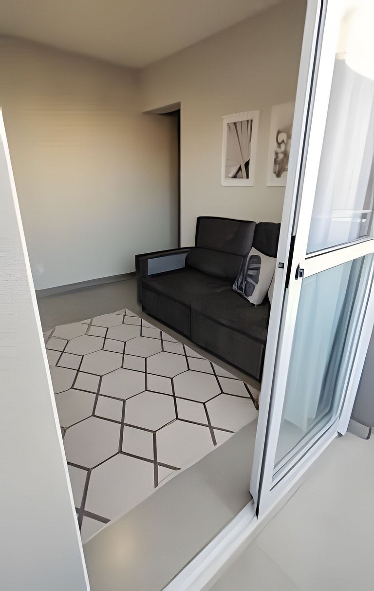 2 quartos com ar e garagem