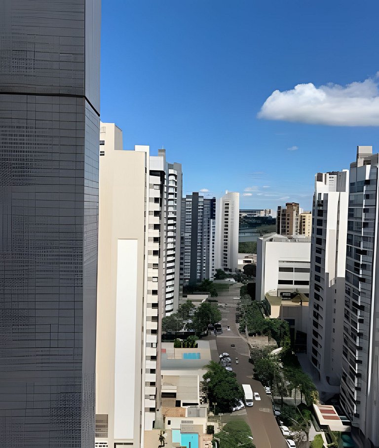 Moderno apto - vista maravilhosa