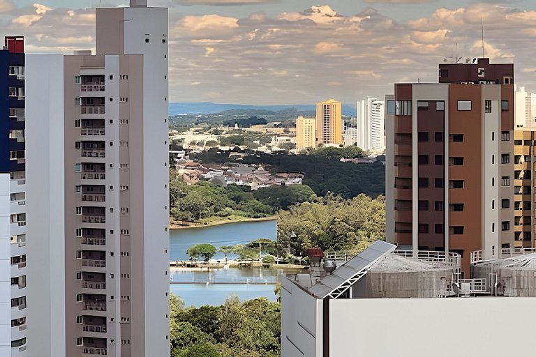 Moderno apto - vista maravilhosa