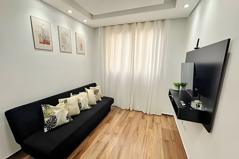 Apto 2 quartos com garagem!