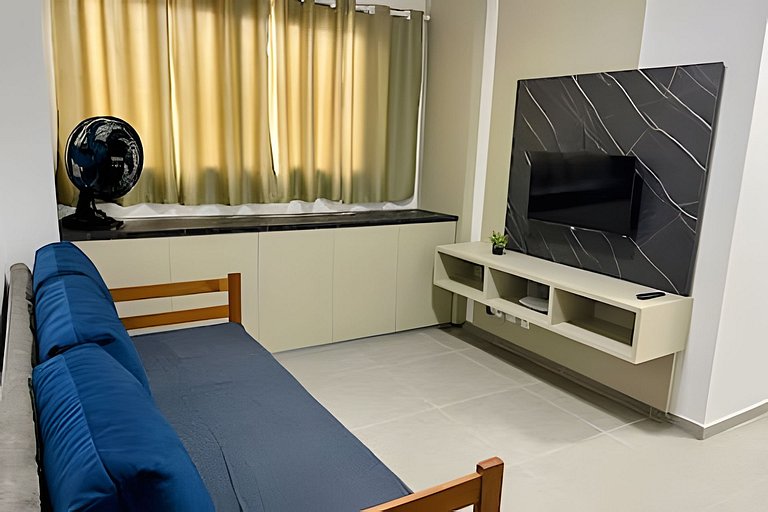 Apto central com cama hospitalar