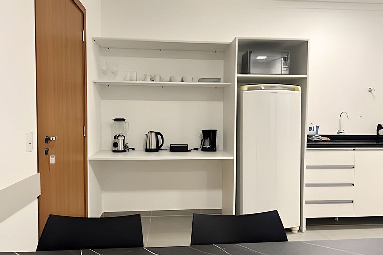 Apto central com cama hospitalar
