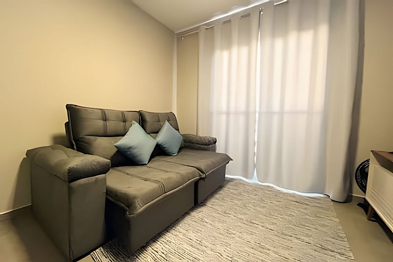 Apartamento completo e seguro - região central
