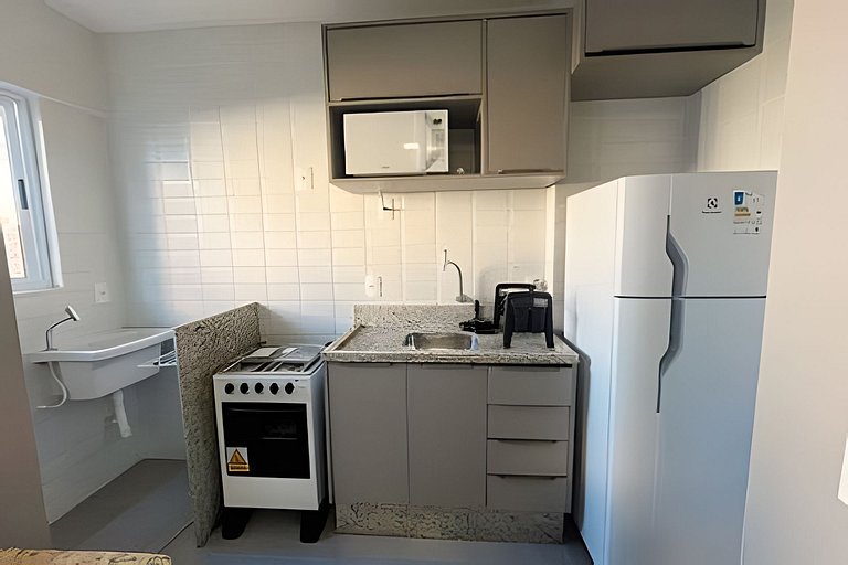 Apartamento completo e seguro - região central