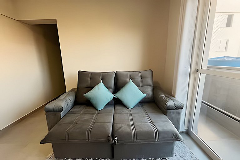 Apartamento completo e seguro - região central