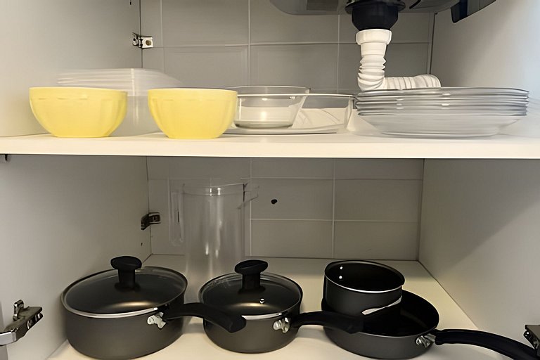 Apartamento completo e seguro - região central