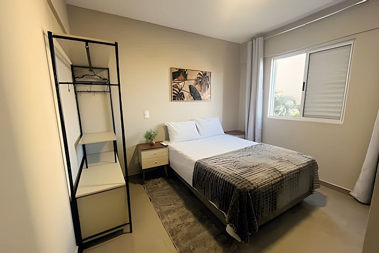 Apartamento completo e seguro - região central