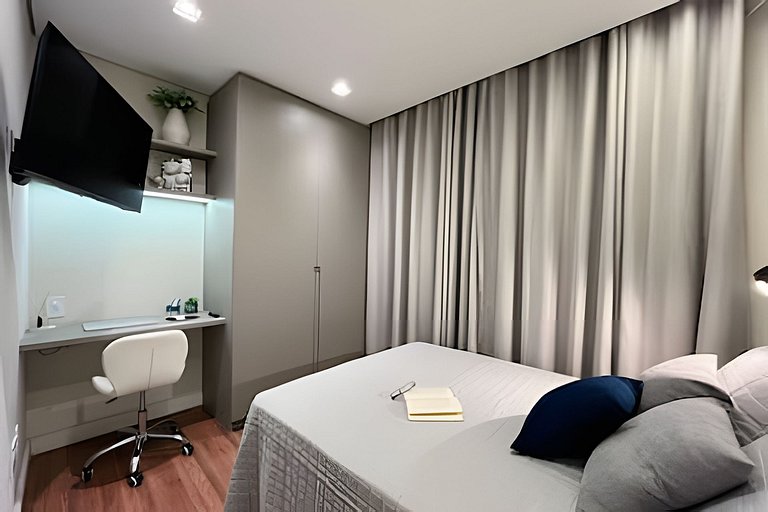 Smart 412 | Apê Moderno & Elegante em Cambé