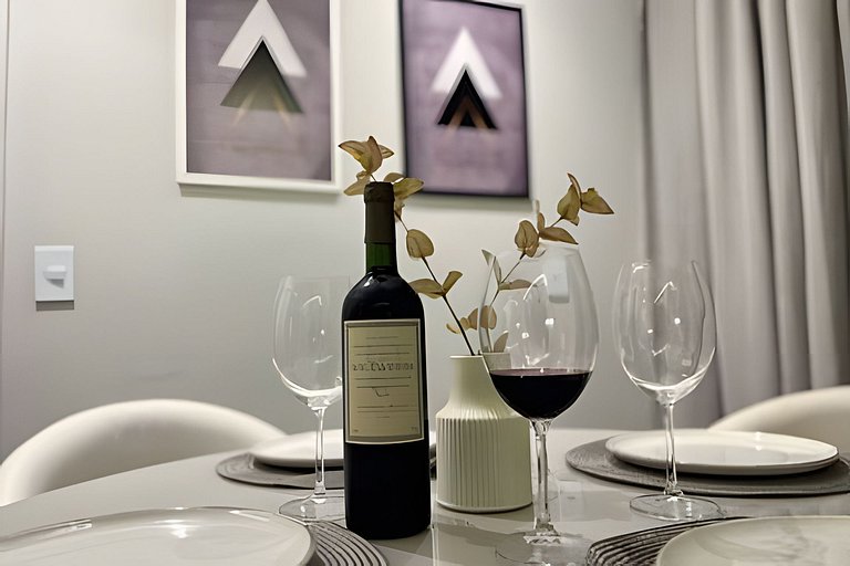 Smart 412 | Apê Moderno & Elegante em Cambé