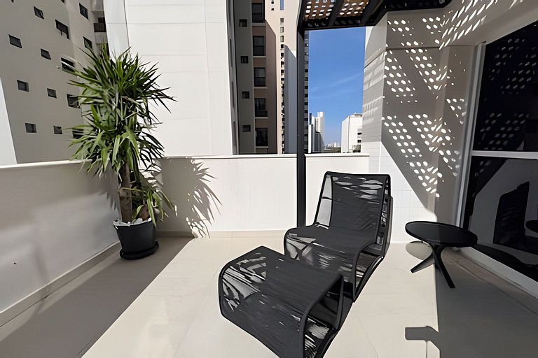 Garden Luxuoso com espaço ao ar livre I Palhano