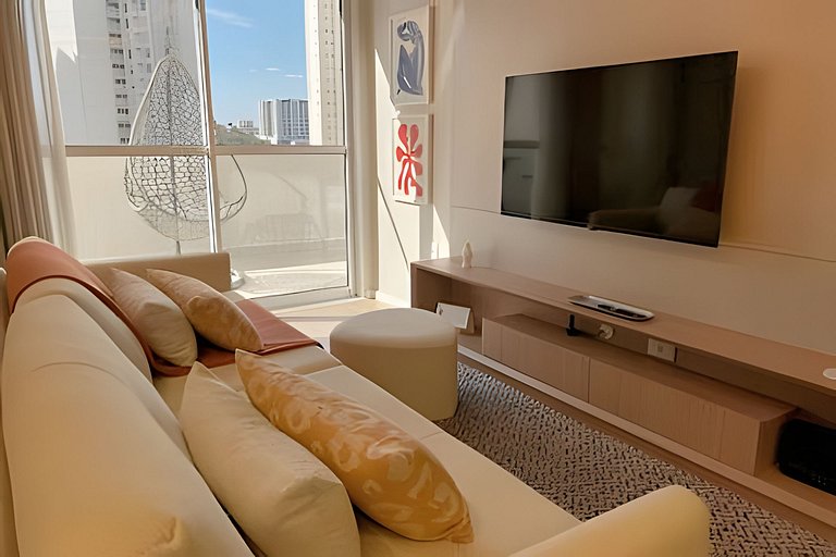 Garden Luxuoso com espaço ao ar livre I Palhano