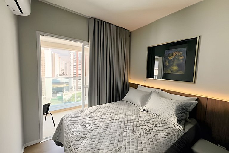 Luxo e conforto com vista espetacular / 2 quartos