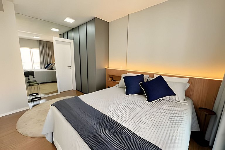 Luxo e conforto com vista espetacular / 2 quartos