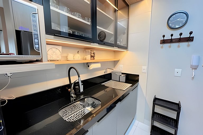 Luxo e conforto com vista espetacular / 2 quartos