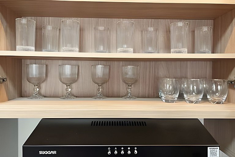 Luxo e conforto com vista espetacular / 2 quartos