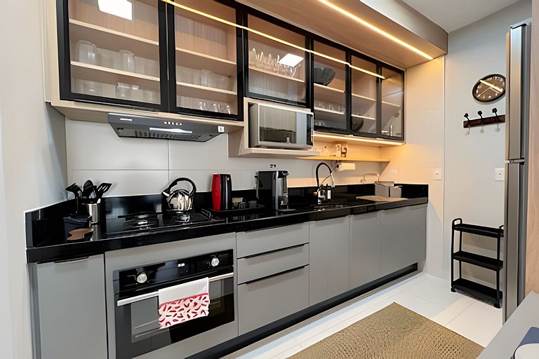 Luxo e conforto com vista espetacular / 2 quartos