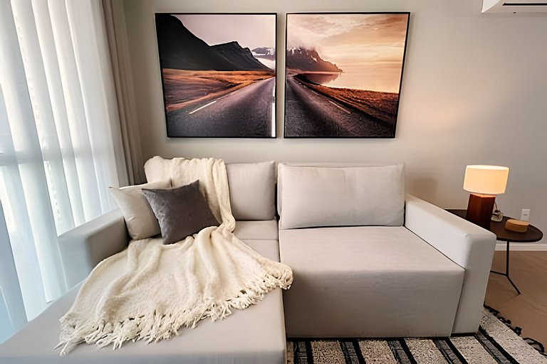 Luxo e conforto com vista espetacular / 2 quartos