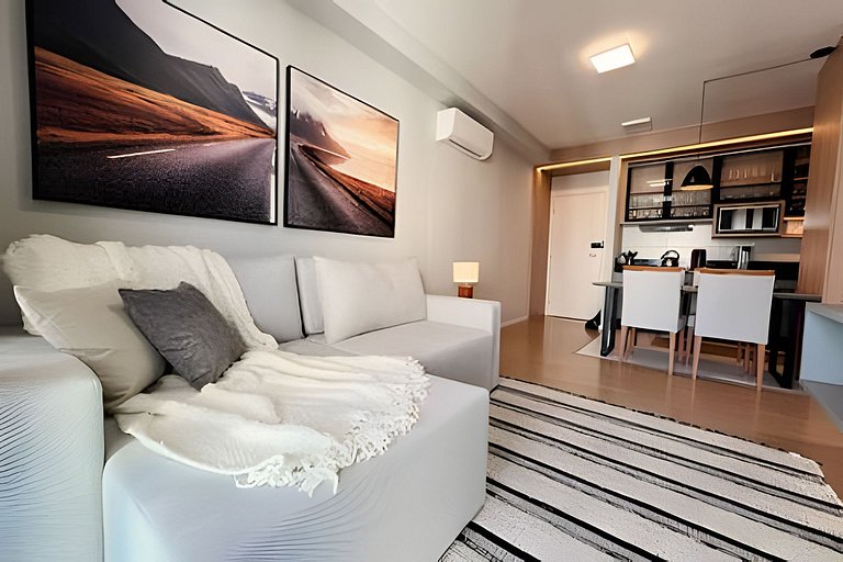 Luxo e conforto com vista espetacular / 2 quartos
