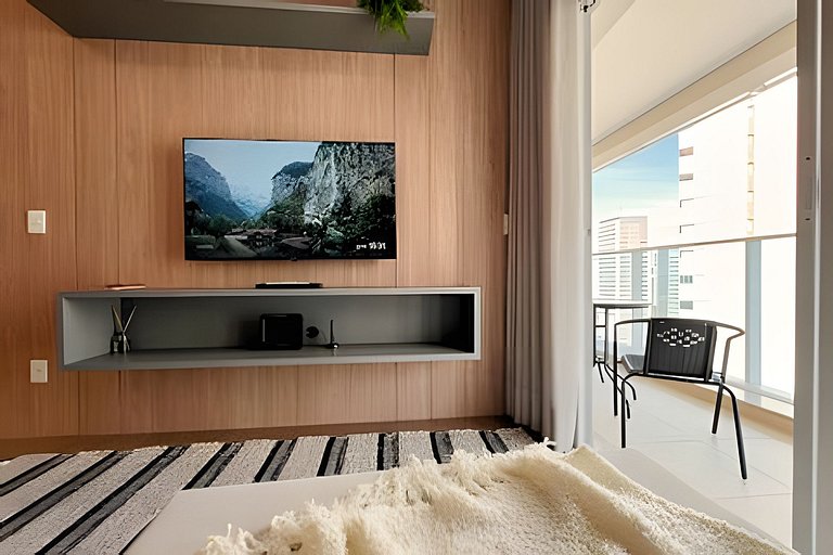 Luxo e conforto com vista espetacular / 2 quartos