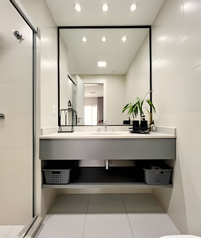 Luxo e conforto com vista espetacular / 2 quartos