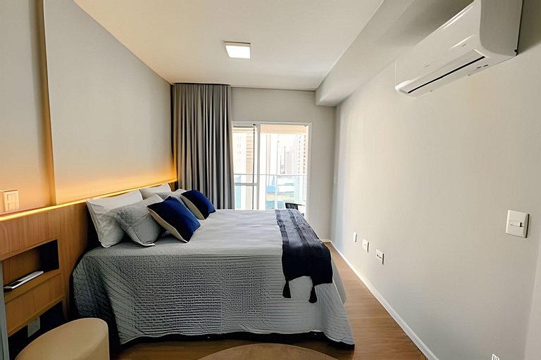 Luxo e conforto com vista espetacular / 2 quartos