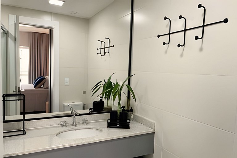 Luxo e conforto com vista espetacular / 2 quartos