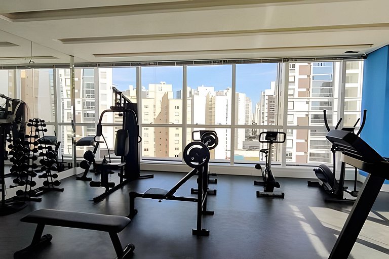 Luxo e conforto com vista espetacular / 2 quartos