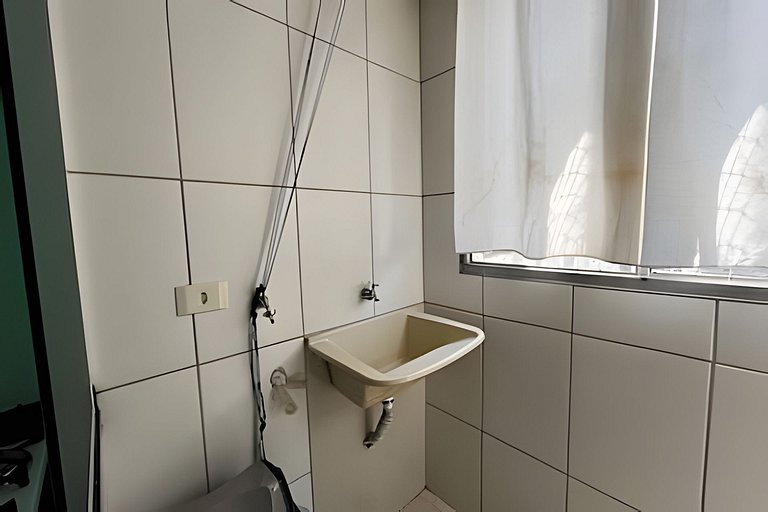 Apto novo e completo com tela de proteção