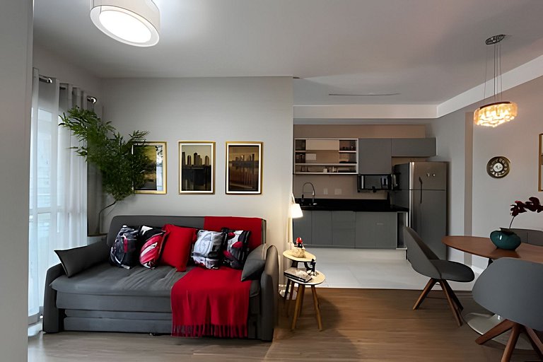 Apartamento confortável na Gleba Palhano