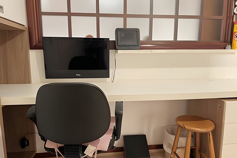 Apto espaçoso para até 8 hóspedes no Centro