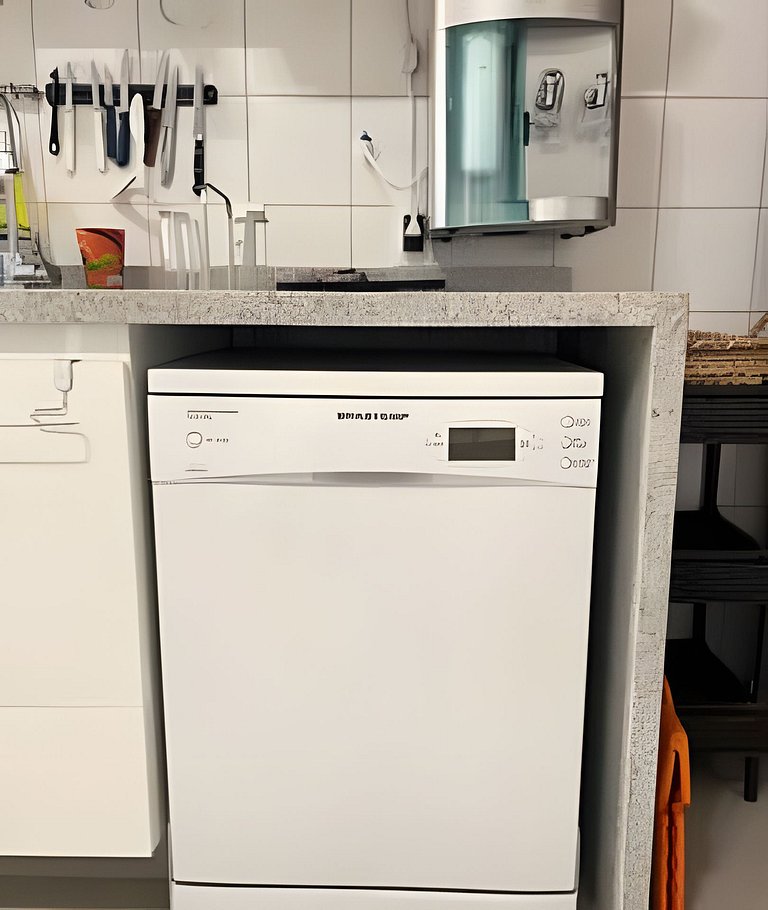 Apto espaçoso para até 8 hóspedes no Centro