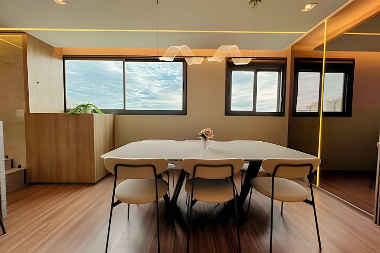 Apto 2 quartos em frente ao Shop Catuai