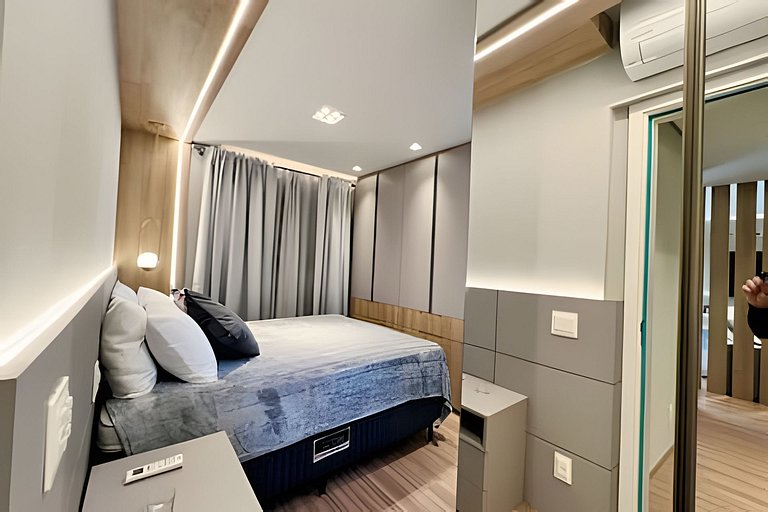 Apto 2 quartos em frente ao Shop Catuai