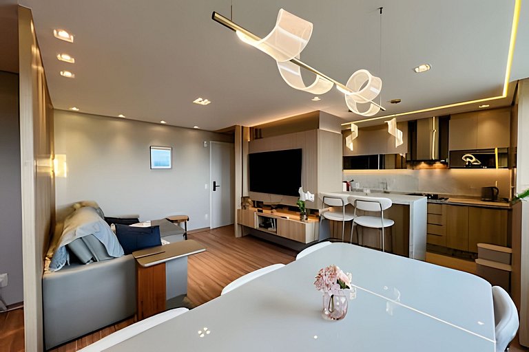 Apto 2 quartos em frente ao Shop Catuai