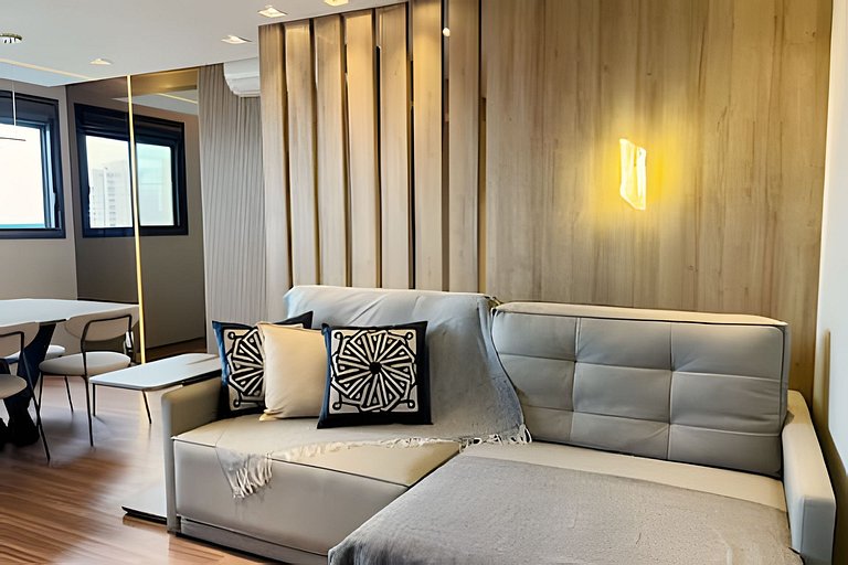 Apto 2 quartos em frente ao Shop Catuai