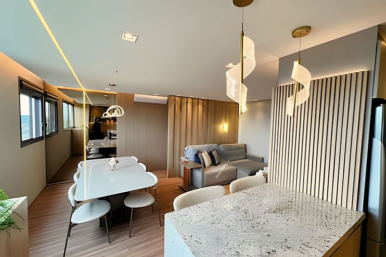 Apto 2 quartos em frente ao Shop Catuai