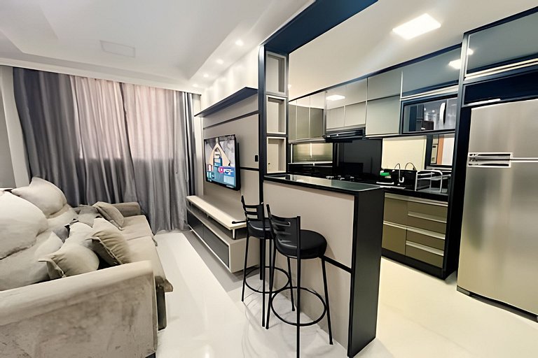 Confortavel apê próximo Uel * piscina / academia