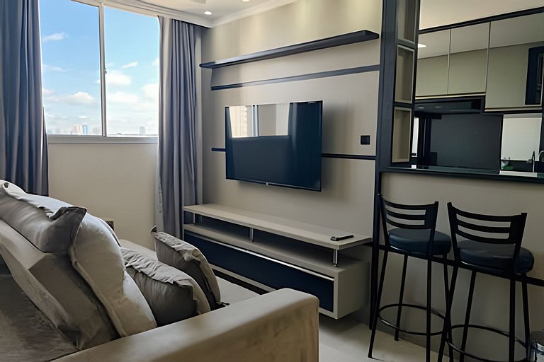 Confortavel apê próximo Uel * piscina / academia