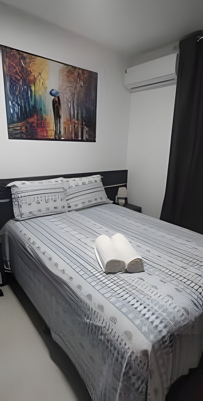 Apto com sacada e churrasqueira * Gleba Palhano