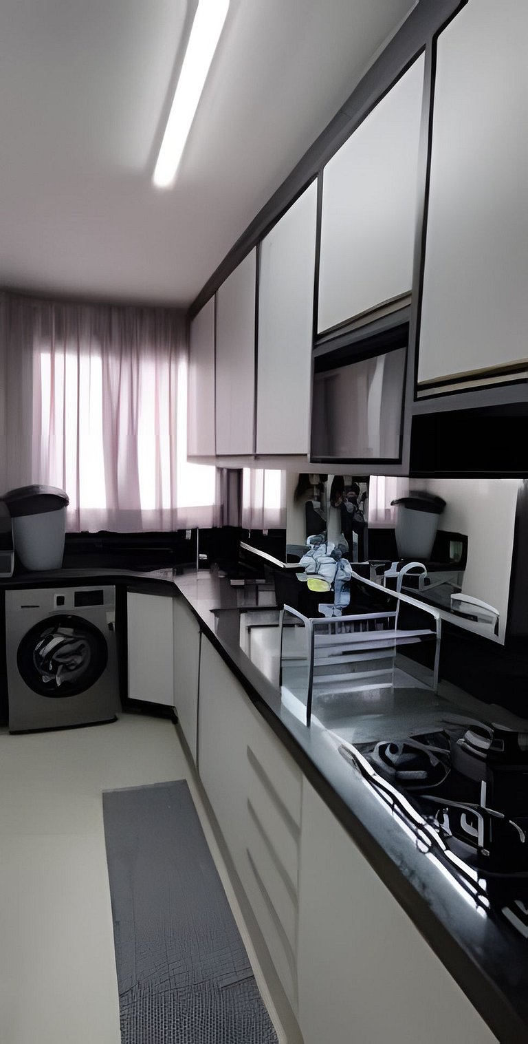 Apto com sacada e churrasqueira * Gleba Palhano