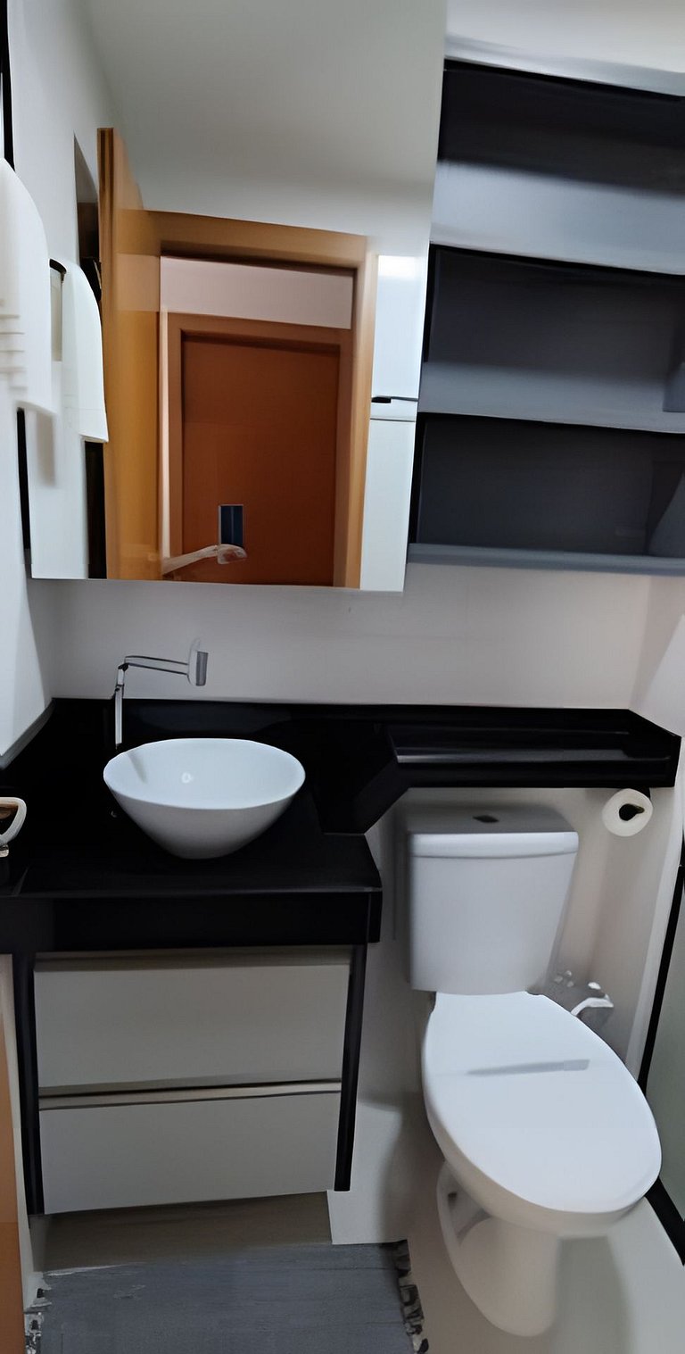 Apto com sacada e churrasqueira * Gleba Palhano