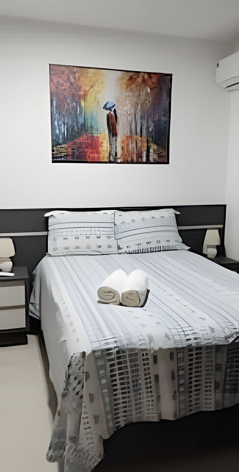 Apto com sacada e churrasqueira * Gleba Palhano