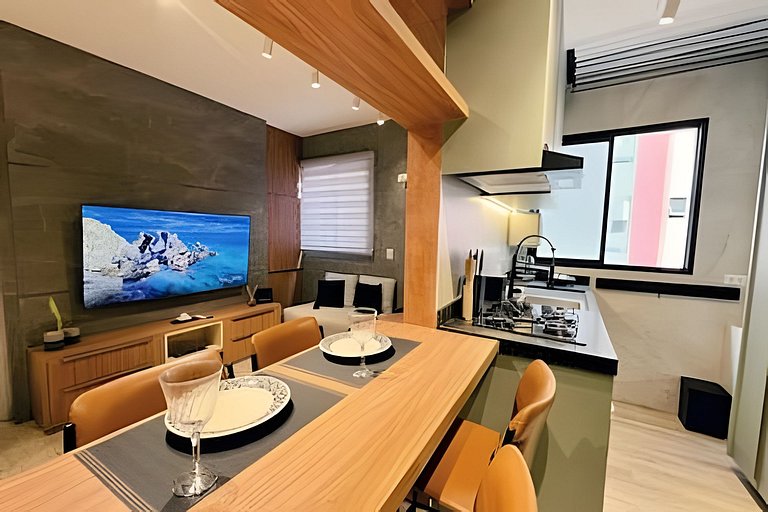 Sofisticação e conforto na região central