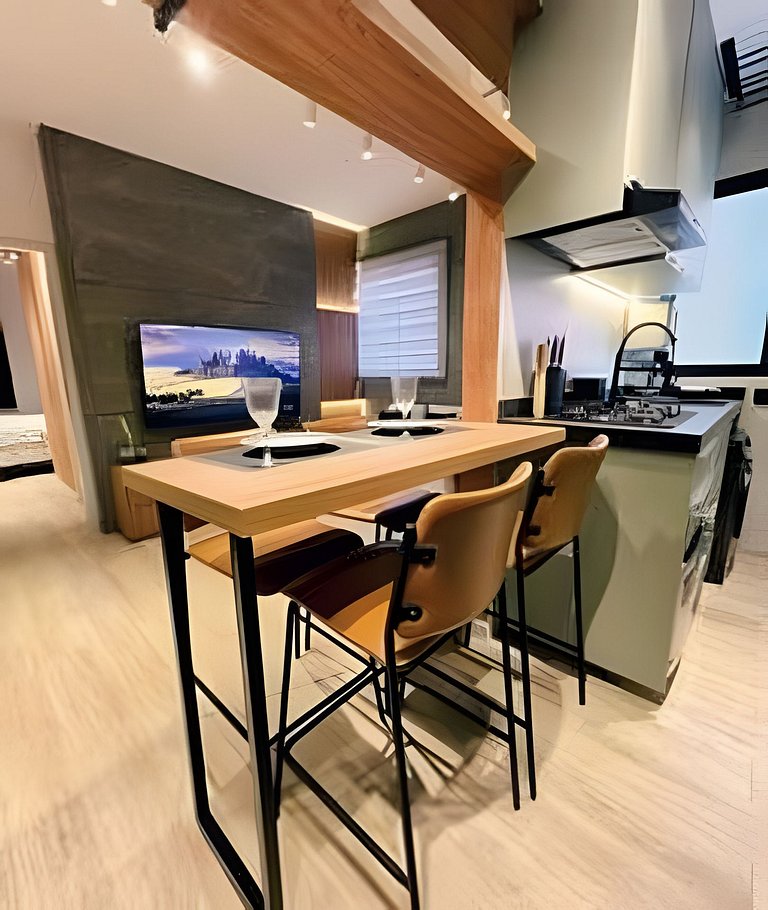 Sofisticação e conforto na região central