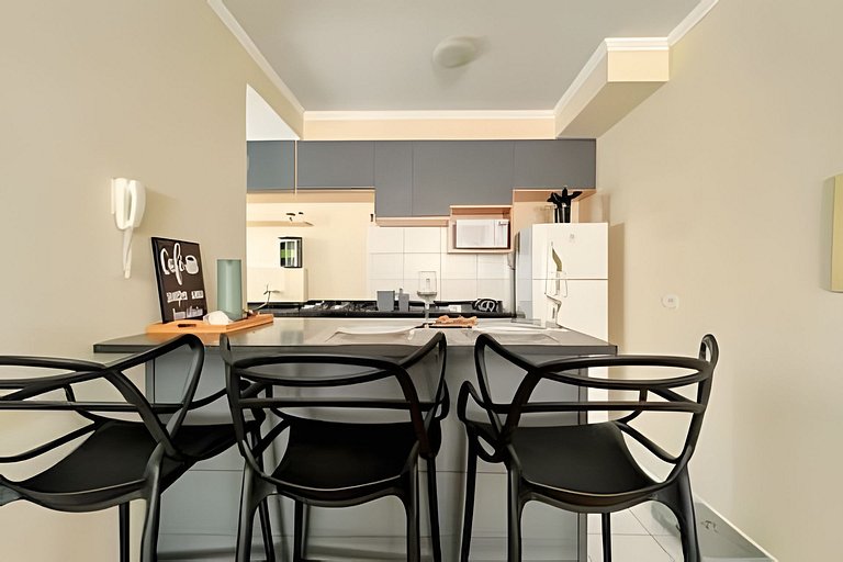 Apto aconchegante próx. ao estádio do café